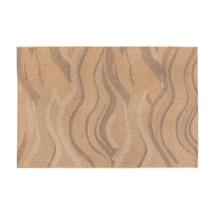 Tapis outdoor tissé Clem motif vagues