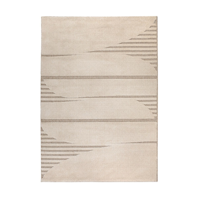 Tapis relief Coty motif graphique tissé