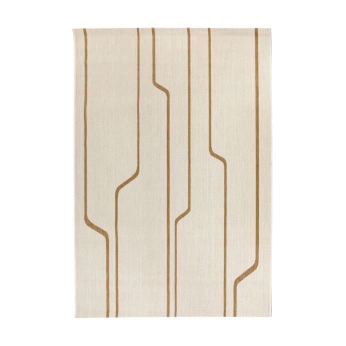 Tapis outdoor lignes Damon - Vivaraise | Impression Lin
