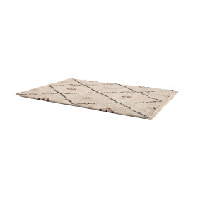 Tapis losanges à poils longs Elias 2