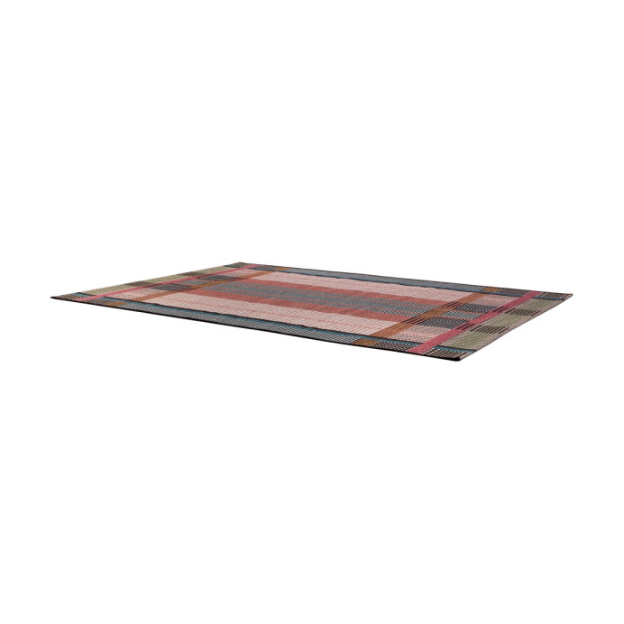 Tapis carreaux tissé Kaël