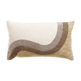 Coussin en Coton Brodé HIRO  