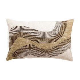 Coussin en Coton Brodé HIRO  