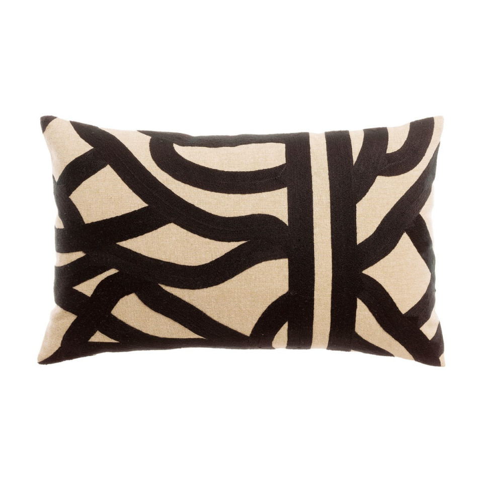 Coussin en Coton Brodé EZIA  