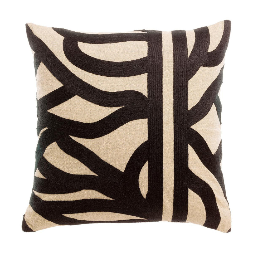 Coussin en Coton Brodé EZIA  
