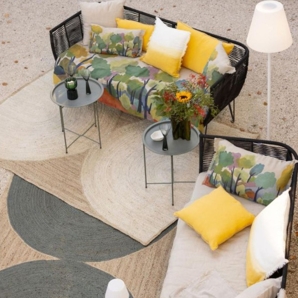 Tapis jute tressé KOSTA