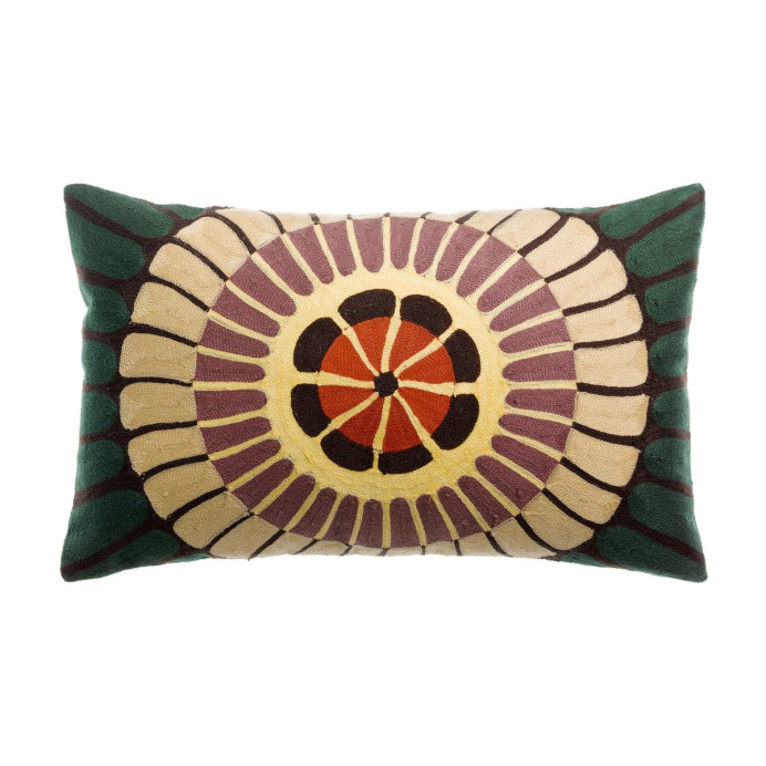 Coussin en Coton Brodé ZENO  