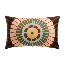 Coussin en Coton Brodé ZENO  