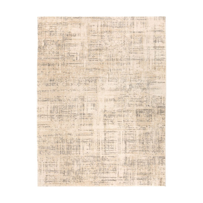 Tapis abstrait Lisy motif estompé - Vivaraise | Impression Lin