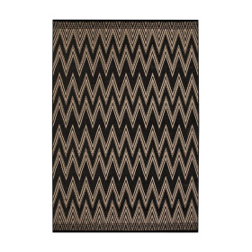 Tapis chevrons tissé Lou