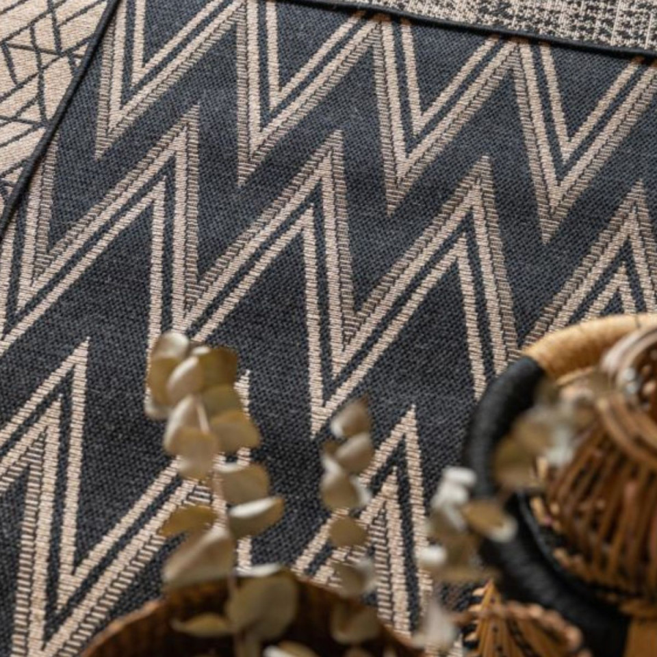 Tapis chevrons tissé LOU