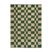 Tapis damier jute et laine MILENA