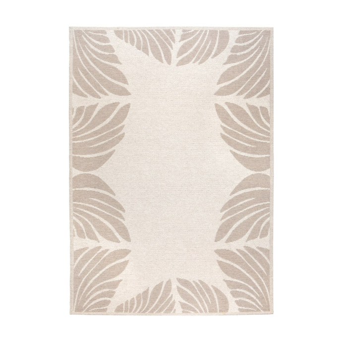Tapis outdoor motif feuille Nilos