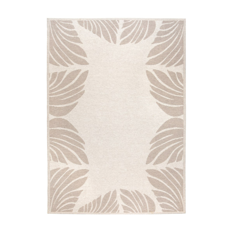 Tapis outdoor motif feuille Nilos