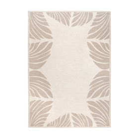 Tapis outdoor motif feuille Nilos