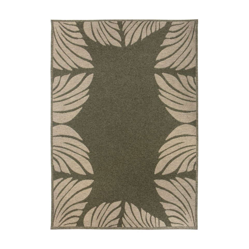Tapis outdoor feuilles NILOS