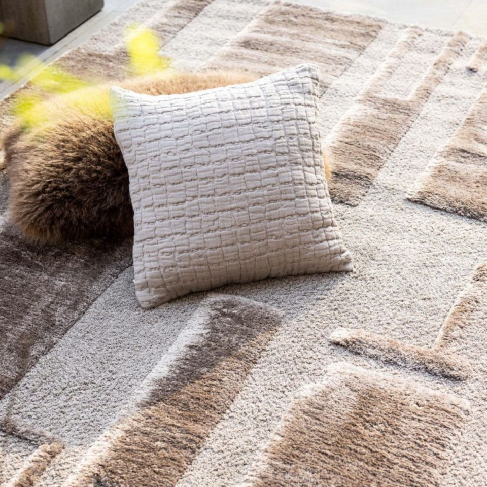 Tapis aspect laine LOUKA
