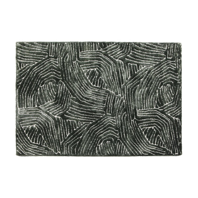 Tapis labyrinthe aspect laine PAULIN