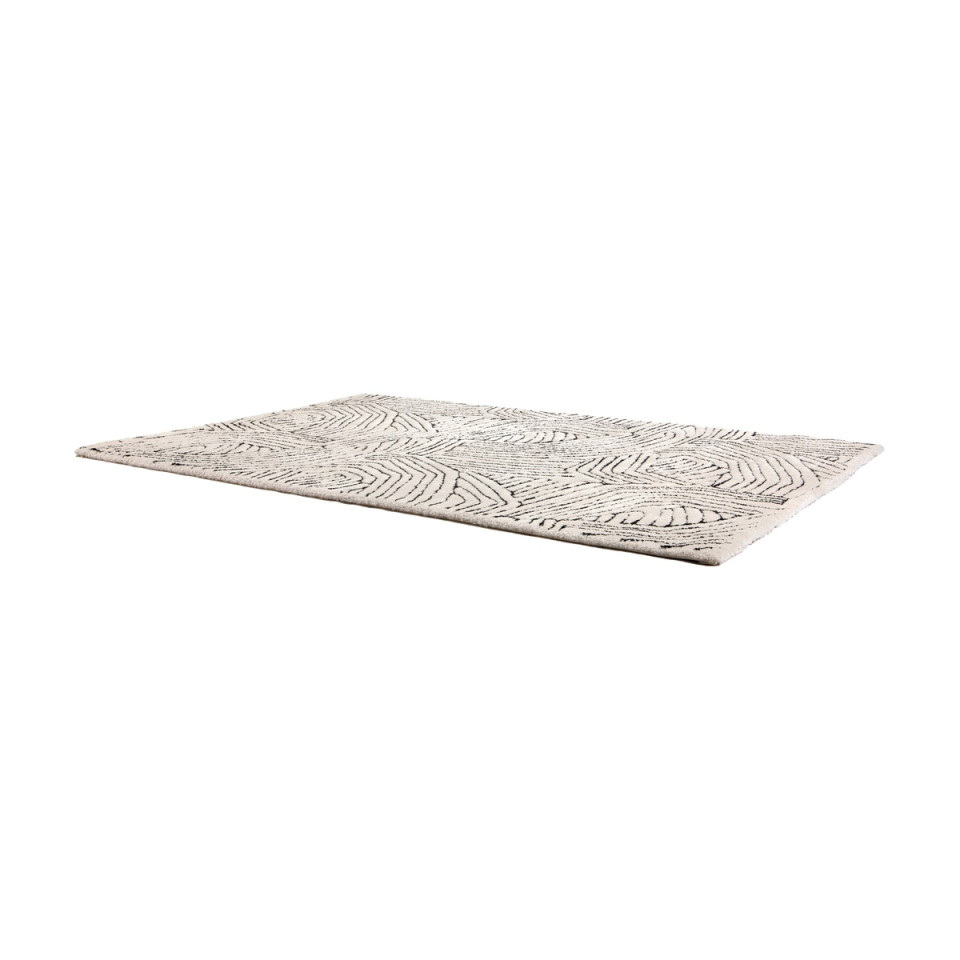 Tapis labyrinthe aspect laine PAULIN