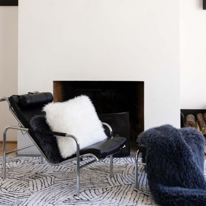 Tapis labyrinthe aspect laine Paulin - Vivaraise | Impression Lin