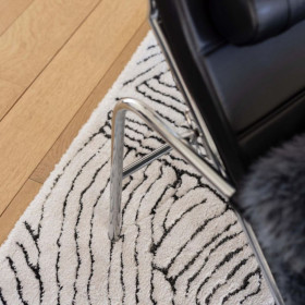 Tapis labyrinthe aspect laine PAULIN