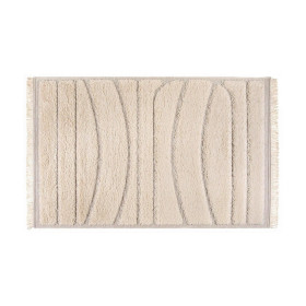 Tapis franges lignes courbes Solan 2