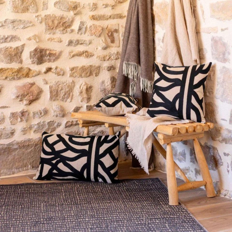 Tapis jute texturé TULLA