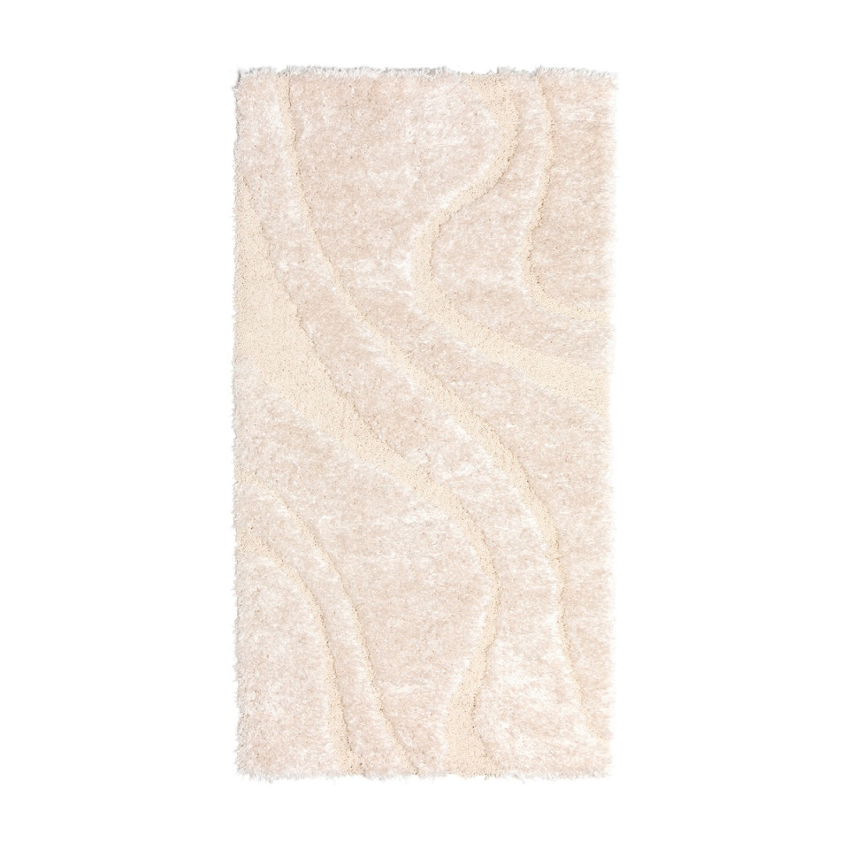 Tapis moelleux vagues ALIVIO