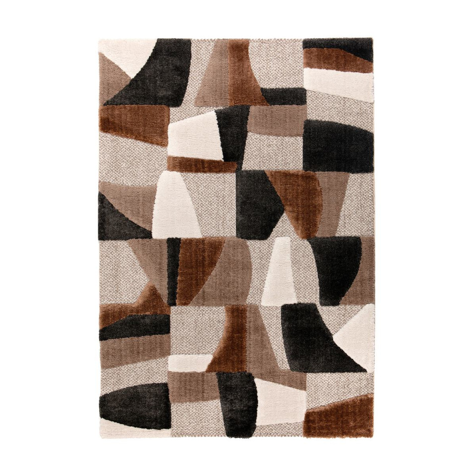 Tapis patchwork graphique Kalei