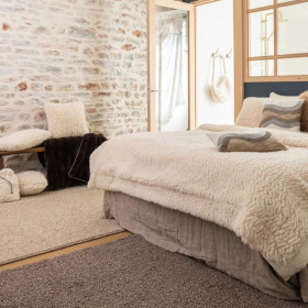 Tapis uni bouclé MATHIS