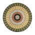 Tapis rond outdoor fleur Zeno
