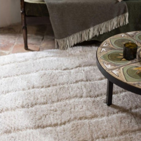Tapis moelleux lignes MAËL