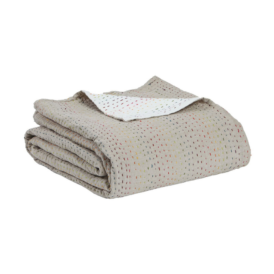 Couvre-lit et Plaid Coton GASTOUNET  