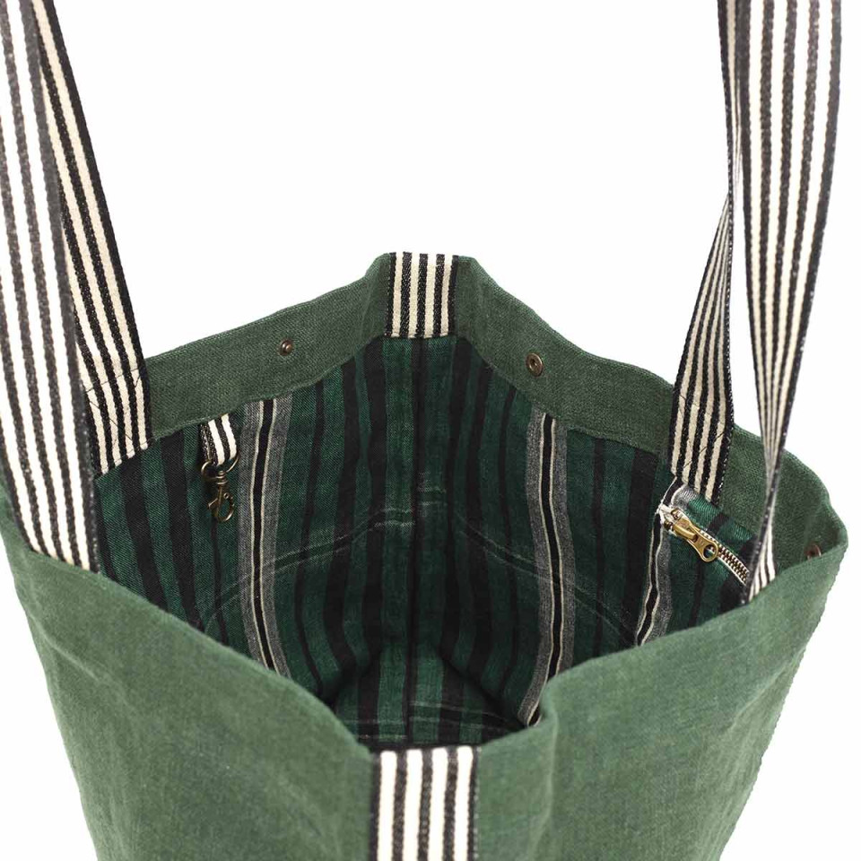 Sac Porter Épaule en Lin Billie