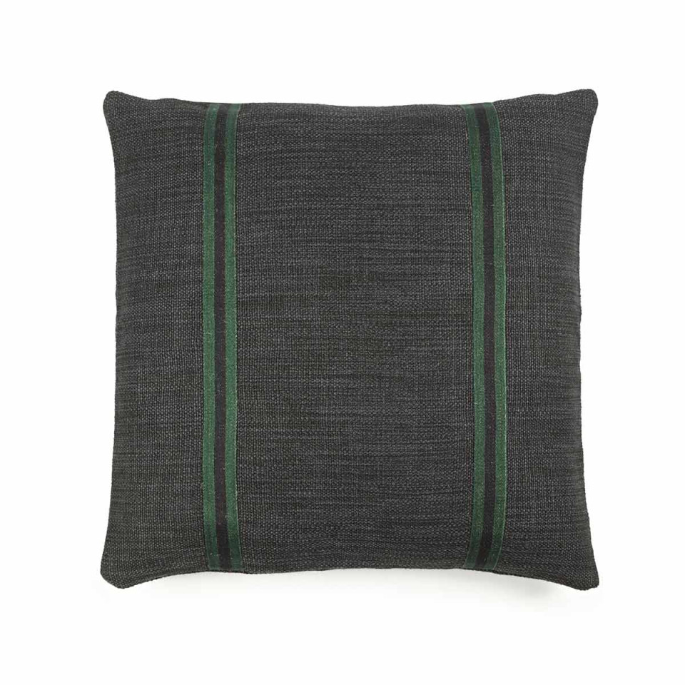 Housse de Coussin Lin et Laine Leo