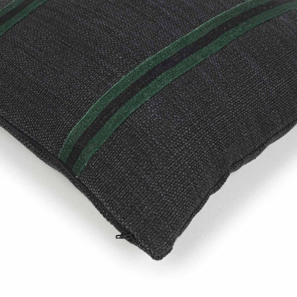 Housse de Coussin Lin et Laine Leo