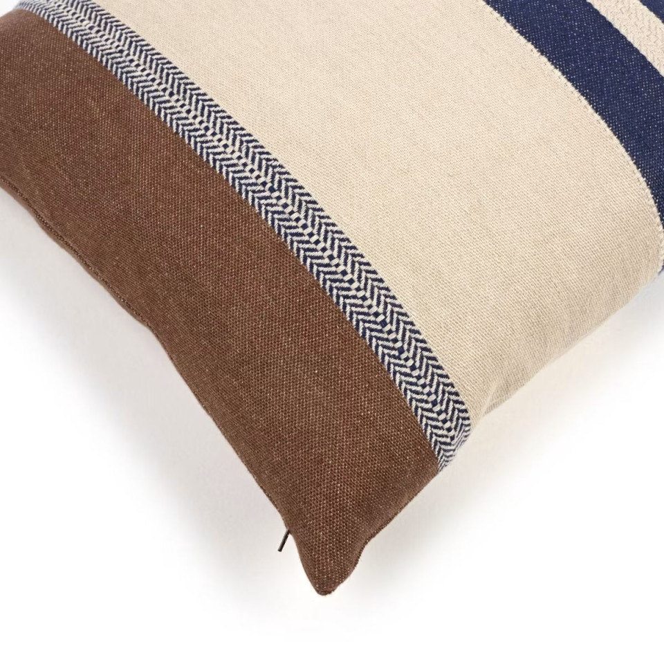 Housse de Coussin en Lin Marina Stripe