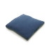 Coussin de sol en lin lavé Max à galon tissé