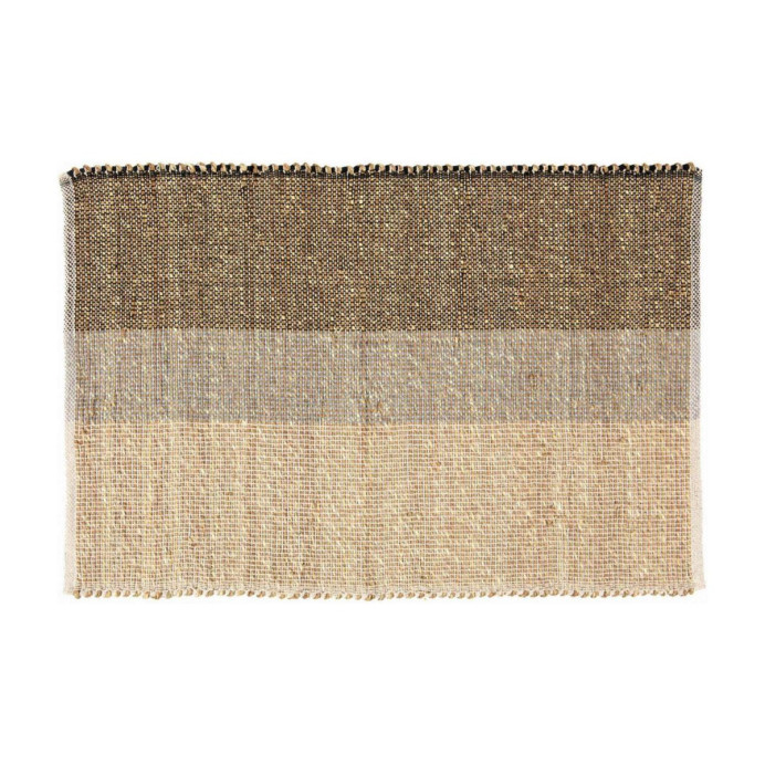 Tapis Jonc de Mer et Coton KARAN - Vivaraise | Impression lin