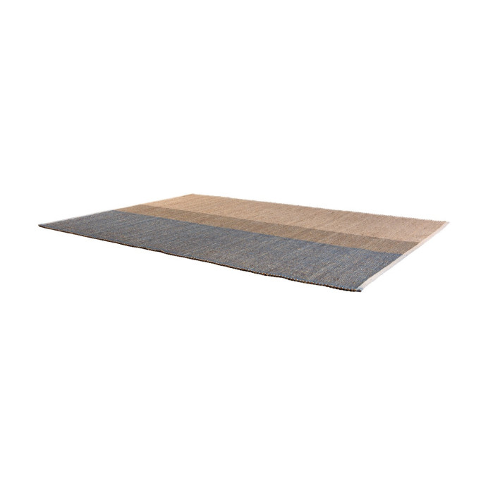 Tapis Jonc de Mer et Coton KARAN - Vivaraise | Impression lin