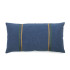 Housse de coussin en lin lavé Max à galons tissés