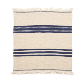 Serviette de Table en Lin THE INDIGO STRIPE 