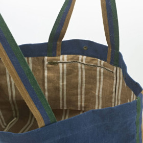 Sac Porter Épaule en Lin MAX