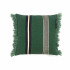 Housse de coussin en lin lavé Nell à franges