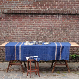 Nappe ou rideau en lin Noa à tissage ouvert
