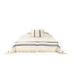 Couvre-Lit en Lin THE INDIGO STRIPE