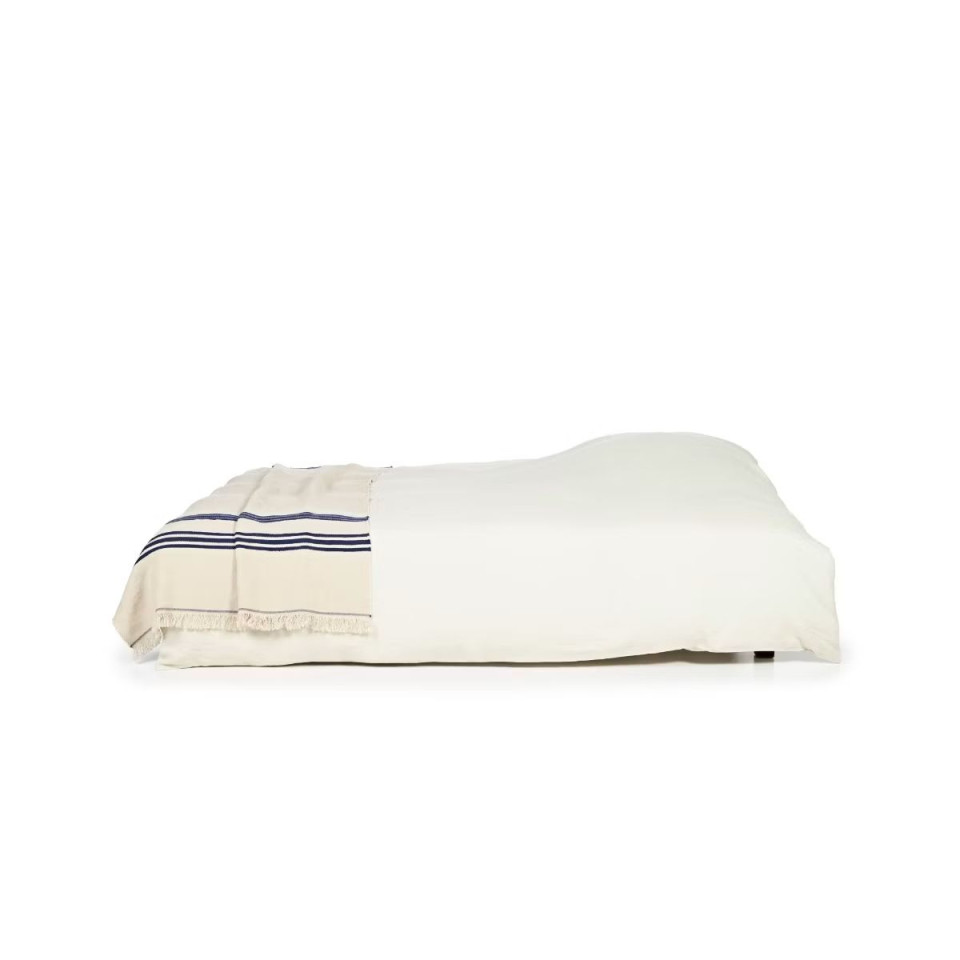 Nappe ou Rideau en Lin THE INDIGO STRIPE
