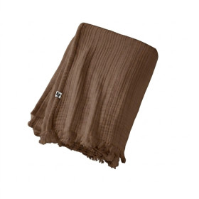 Plaid / Couvre lit Quadruple Gaze de Coton GAIA