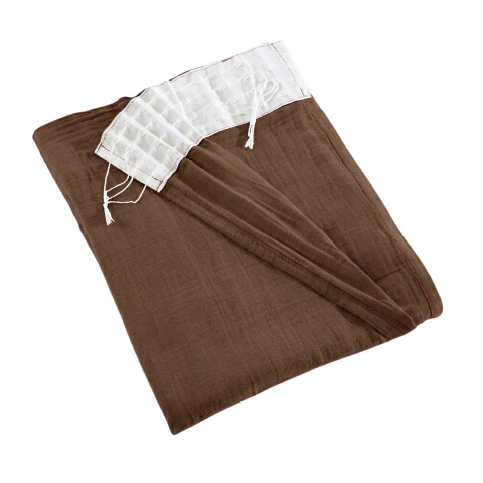 Rideau Ruflette Gaze de coton GAIA