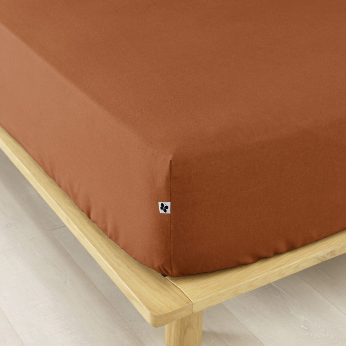 Drap housse en flanelle Candice L'Effet Papillon | Impression Lin